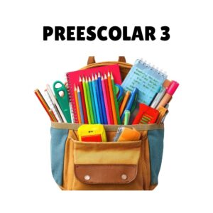 preescolar 3 Útiles escolares