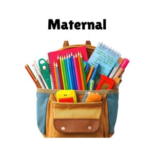 maternal Útiles escolares